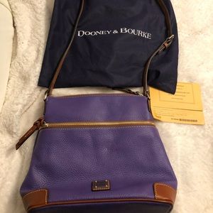 Dooney and Bourke Amethyst Pebble Grain Crossbody